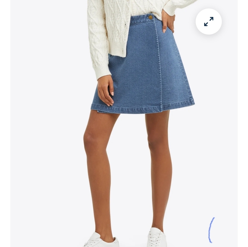 NWT Draper James Denim Skirt Size 30 /10